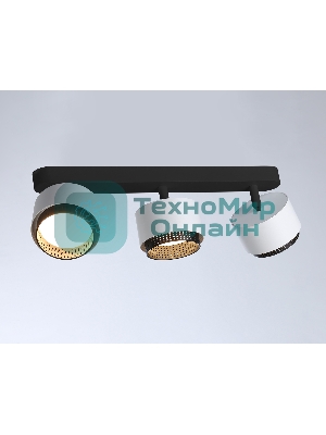 Светильник Ambrella light TN71291/3 WH/BK белый/черный GX53/3 max 12W 400*95*137