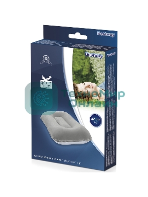 Подушка надувная флокированная Bestway 67121