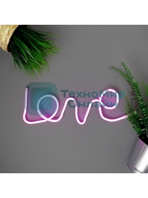 Набор для создания неоновых фигур Neon-night «Креатив» 120 LED, 1 м, розовый