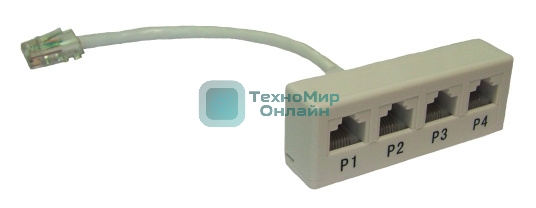 Адаптер-Y LANMASTER 4 параллельных порта (TWT-Y-1P4)