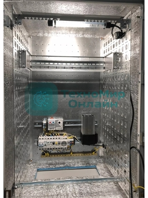 Шкаф уличный всепогодный укомплектованный настенный ЦМО ШТВ-Н, IP55, 12U, корпус: сталь, 600х600х330 мм (ВхШхГ), серый