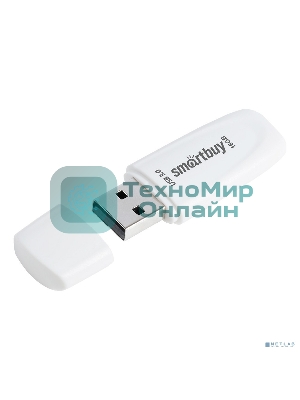 Флешка USB SmartBuy Scout white (SB016Gb3SCW), 16Gb, USB 3.0, R/W 100/40, белый