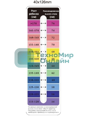 Стол детский Cactus CS-KD-PK столешница МДФ, розовый 100x80x60см