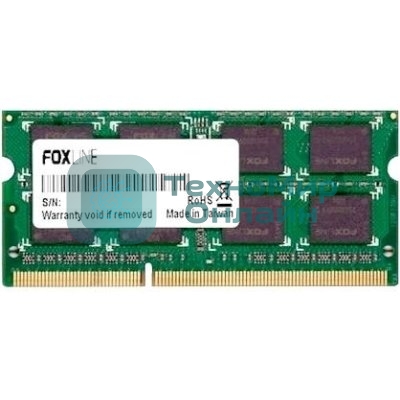 Оперативная память Foxline, DDR4, 8Gb (1x8 Gb), 3200 MHz, CL22, SO-DIMM