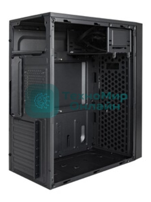 Компьютерный корпус Miditower ExeGate AA-440U-AA500 (ATX, AA500 8 см, 2*USB+1*USB 3.0, аудио, черный)