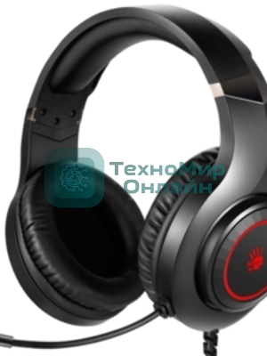 Гарнитура Bloody G220 чёрный, проводная, подсветка