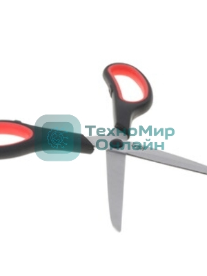 Ножницы LARA LR05-90 BLISTER 21,5 см, прорезиненные ручки, сверхострая заточка, нержавеющая сталь 2CR14