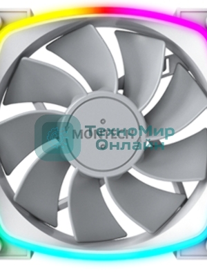 Вентилятор для корпуса MONTECH RX120 PWM белый, 120 мм, 1600 об/мин, 27 дБ, 4 pin
