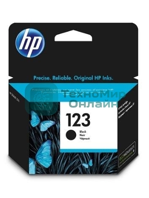 Картридж струйный HP 123 (F6V17AE) черный, 120 стр., для DeskJet 2130