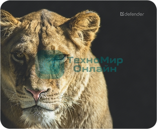 Коврик для мыши Defender Wild Animals и, 220x180x2 мм, 8 видов