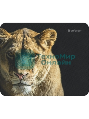 Коврик для мыши Defender Wild Animals и, 220x180x2 мм, 8 видов