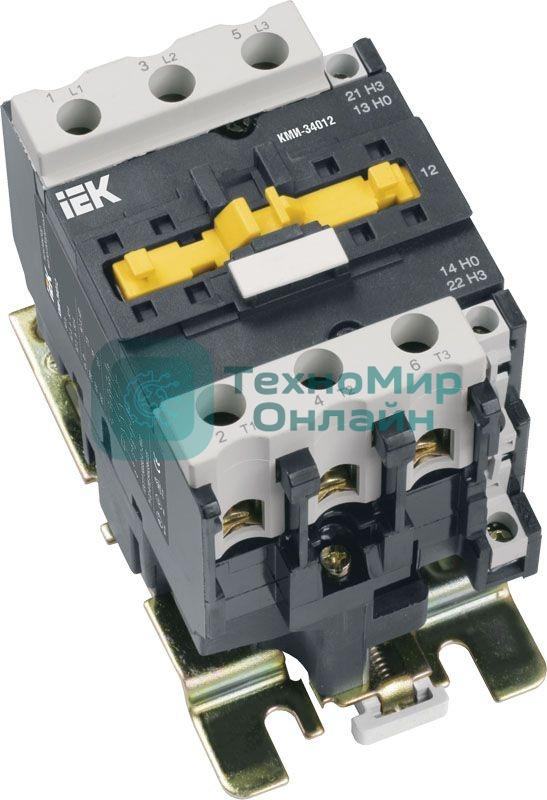 Контактор КМИ-34012 40А 400В/AC3 1HО;1H3 IEK KKM31-040-400-11