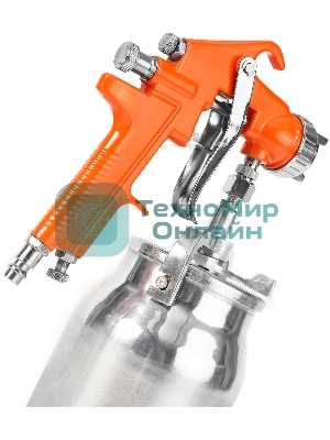 Краскораспылитель Patriot HVLP 1.8B 100л/мин соп.:1.8мм бак:1л