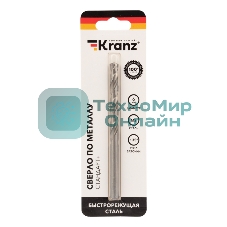 Сверло по металлу Kranz 6 мм 