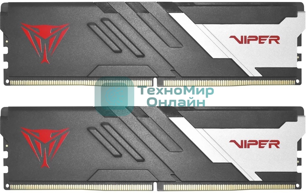 Оперативная память Patriot Viper Venom, DDR5, 32GB (2x16GB), 5600MHz, CL36, DIMM, с радиатором, черный