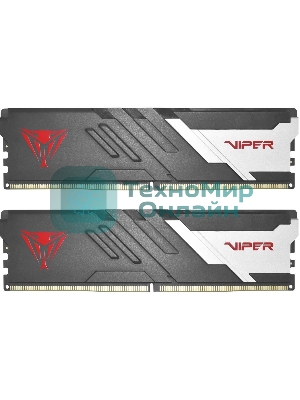 Оперативная память Patriot Viper Venom, DDR5, 32GB (2x16GB), 5600MHz, CL36, DIMM, с радиатором, черный