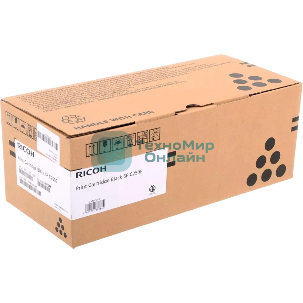 Картридж лазерный Ricoh тип SP C250E черный для SP C250DN/C250SF 2000 стр.
