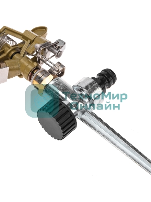 Разбрызгиватель латунный, импульсный, с регулировкой угла горизонта распыления до 26 м Четыре Сезона