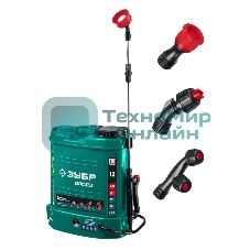 Опрыскиватель Зубр 12 л бак, аккумуляторный, 12В, 8А·ч