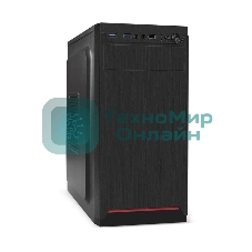 Компьютерный корпус Minitower ExeGate BAA-114U2 (mATX, без БП, 1хUSB+2хUSB 3.0, аудио, черный)