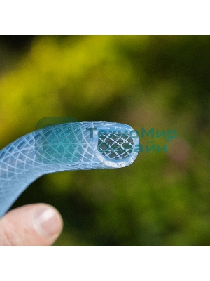 Шланг поливочный Palisad прозрачный армированный 3-х слойный, 1/2