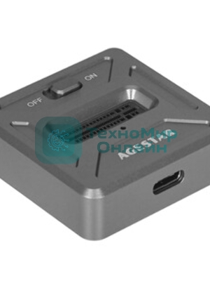 Док Станция SSD M.2 NVME AgeStar 31CBNV1C (GRAY) серый