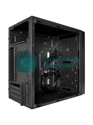 Компьютерный корпус Minitower ExeGate BAA-403U2-AAA350 (mATX, БП AAA350 с вент. 8см, 1*USB/2*USB 3.0, HD Audio, черный)