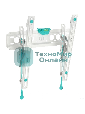Кронштейн ONKRON TM5W/32-65'' макс 400*400 наклон +12º от стены: 35-145мм, макс вес 68,2кг, встр уровень, белый