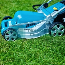 Газонокосилка Makita ELM4121 1600Вт,41см,7уровн,20\75мм,50л,14.5кг,кор,сталь,2Cut,инд заполнения,мульчирование