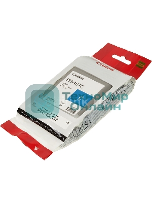 Картридж струйный Canon PFI-107C (6706B001) голубой (130 мл) для Canon iP F680/685/780/785