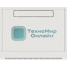 Шкаф коммутационный NTSS Премиум (NTSS-W6U6045GS-2) настенный 6U 600x450 мм пер. дв. стекл 60 кг серый IP20 сталь