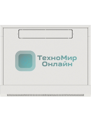 Шкаф коммутационный NTSS Премиум (NTSS-W6U6045GS-2) настенный 6U 600x450 мм пер. дв. стекл 60 кг серый IP20 сталь