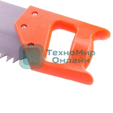 Ножовка по дереву, 600 мм, шаг зубьев 12 мм, пластиковая рукоятка (Ижевск) Россия