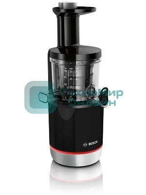 Соковыжималка Bosch MESM731M черный, шнековая вертикальная, 150 Вт, 1000 мл, электронное, реверс