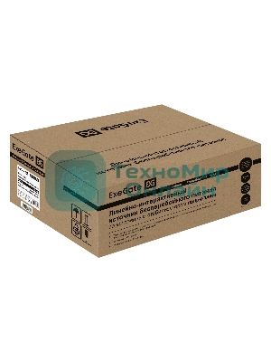 Источник бесперебойного питания ExeGate ServerRM UNL-2000.LCD.AVR.2SH.3C13.USB.2U 2000VA/1200W, Color LCD, AVR, 2*Schuko+3*C13, USB, 2U, установка в стойку, черный