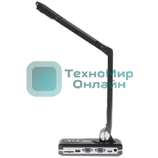 Документ-камера IQBoard [IQView E3511] 5 мегапикселей (разрешение 2592x1944), 100 digital zoom, интерфейсы: HDMI, VGA, USB 2.0, слот для SD card, светодиодная подсветка, A3, встроенное программное обеспечение без установки на ПК