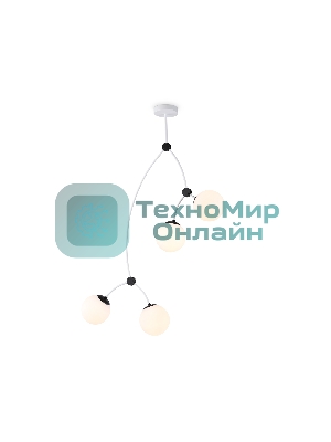 Светитльник Ambrella Light TR2572/4 WH/BK белый/черный E27/4 max 60W D790*1120