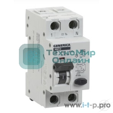 Выключатель автоматический дифференциального тока IEK MAD25-5-032-C-30 АВДТ 32 C32 - GENERICA