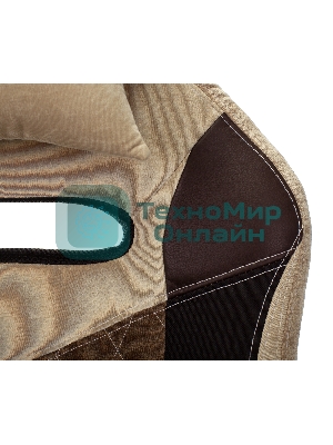 Кресло Бюрократ VIKING 6 KNIGHT BR FABRIC коричневый, ткань, 120 кг, механизм качания