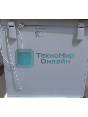 (Поврежденный товар) Морозильный ларь Бирюса Б-155KX белый, 145л [См.описание!]