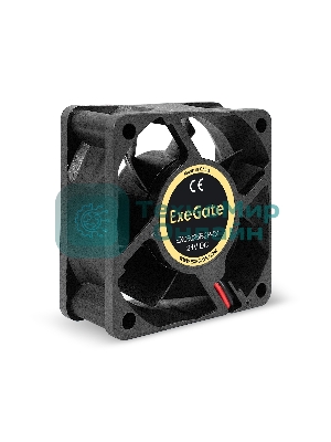 Вентилятор для корпуса ExeGate EX06025B2P-24 черный, 60 мм, 5100 об/мин, 34 дБ, 2 pin