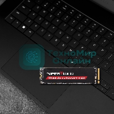 Накопитель SSD Patriot Viper VP4300 Lite, 2Tb, PCIe 4.0 x4, M.2 2280, NVMe, R/W 7400/6400, с радиатором