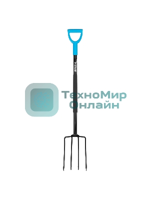 Вилы 4-х рогие, Palisad LUXE садово-огородные, 180х280х1200 мм, цельнометаллические, кованые