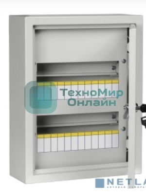 Корпус металлический ЩРн-24з-1 36 УХЛ3 IP31 IEK MKM14-N-24-31-Z