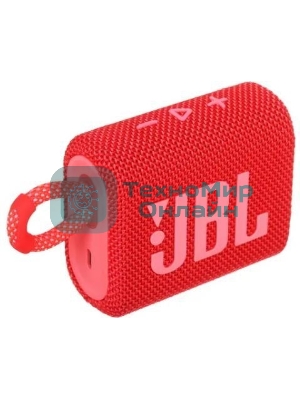 Портативная акустика JBL GO 3, красный