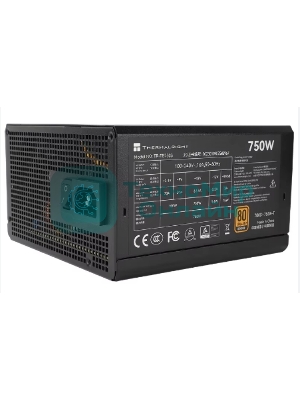 Блок питания Thermalright TR-TB750S, 750W 80 PLUS Bronze, (ATX, 3, PCIe 5.0, Non-modular, 1x24(20+4)pin 550мм, 1xCPU*2 8(4+4)pin 600+150мм, 1xPCIe*2 8(6+2)pin 500+150мм, 1x12VHPWR PCIe 5.0 12+4pin 600мм, 1xSATA*3+MOLEX4pin*1 400+150+150+150мм, 1xSATA*2+MOLEX4pin*2 400+150+150+150мм, Active, 120x120мм, 150x140x86mm, APFC, )