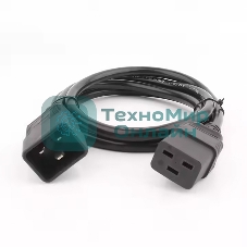 Шнур сетевой Rexant IEC 320 C19 – IEC 320 C20 3x1,5мм², 3м