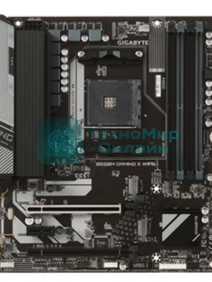Материнская плата Gigabyte B550M GAMING X WIFI6, AM4, AMD B550, 4xDDR4, 4xSATA, 2xM.2, 1xPCIe 4.0 x16, 1xPCIe 3.0 x4, 1xPCIe 3.0 x1, 1xDP, 1xHDMI, 1x1Gb LAN, Wi-Fi 6, Bluetooth 5.3, 4xUSB-A 5Gbps, 2xUSB-A 2.0, 3x3.5 мм, 7.1, mATX