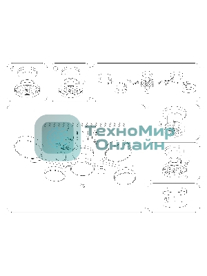 Светильник Ambrella light FL4835/5 BK черный 3000K-6400K 70W 830*400*160 (ПДУ ИК)