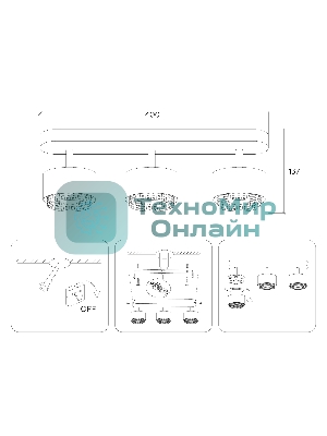 Светильник Ambrella light TN71295/3 BK/GD черный/золото GX53/3 max 12W 400*95*137
